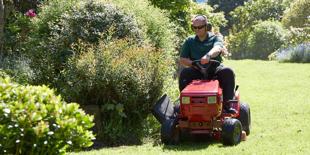 The Denton Garden Services team at work